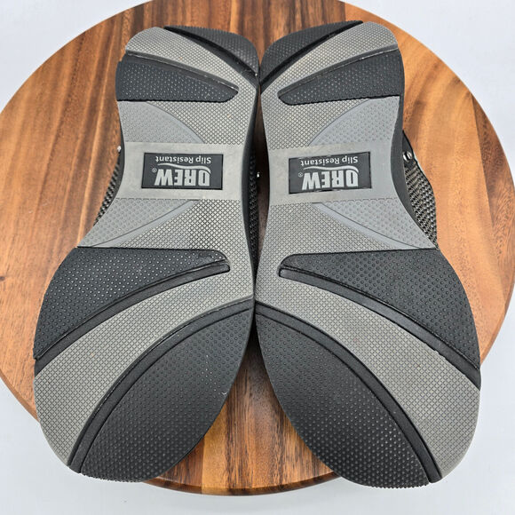 Drew Pursuit Clogs Women's 11 Wide Black Mesh Slip Resist Orthotic Comfort Shoes - Picture 10 of 11